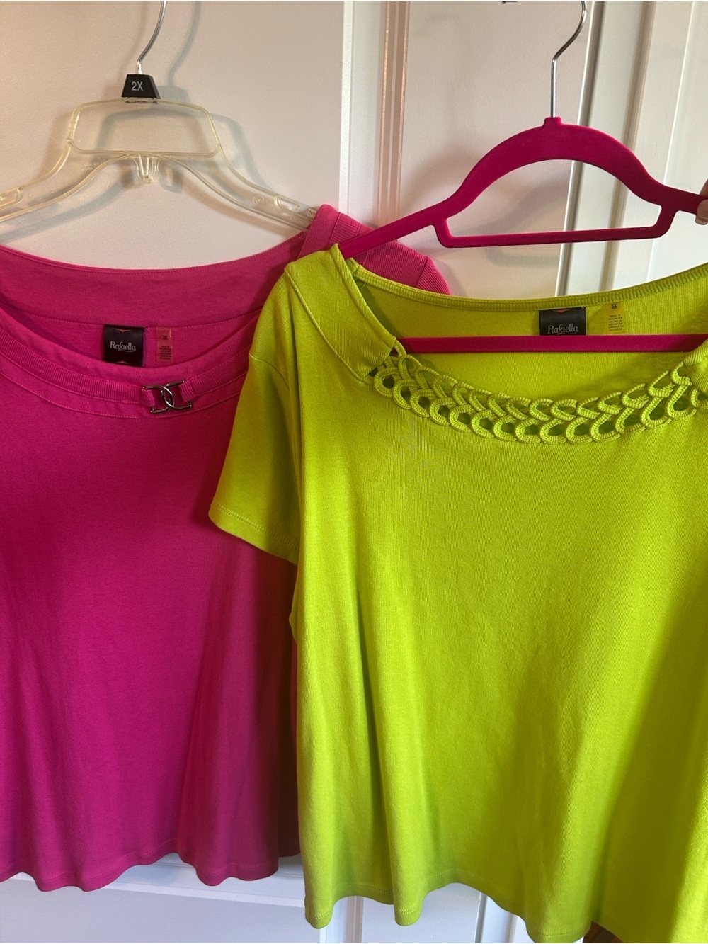 Rafaella 3X tee bundle of two short sleeve tops. 0096